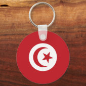 チュニジア国旗 キーホルダー (正面)