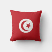 チュニジア国旗 クッション (正面)