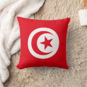 チュニジア国旗 クッション (ブランケット)