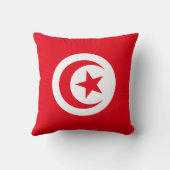 チュニジア国旗 クッション (裏面)