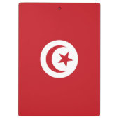 チュニジア国旗 クリップボード (裏面)
