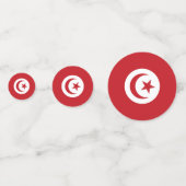 チュニジア国旗 コンフェッティ (裏面)