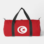 チュニジア国旗 ダッフルバッグ (正面)