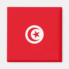 チュニジア国旗（チュニジア）（イスラム三日月） マグネット
