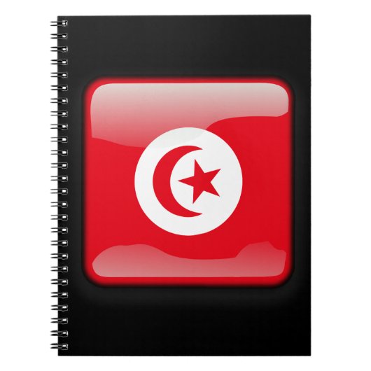 チュニジア国旗 ノートブック (正面)