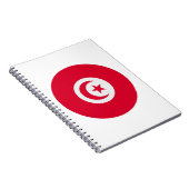 チュニジア国旗 ノートブック (右側)