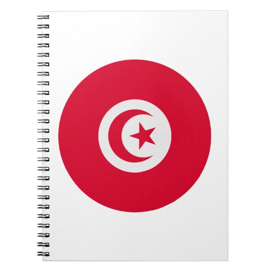 チュニジア国旗 ノートブック (正面)