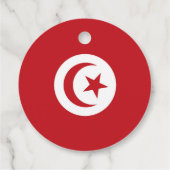 チュニジア国旗 フェイバータグ (裏面)