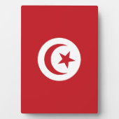 チュニジア国旗 フォトプラーク (正面)