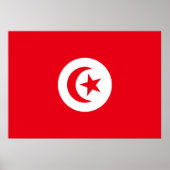チュニジア国旗 ポスター (正面)