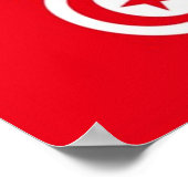 チュニジア国旗 – ポスター (角)