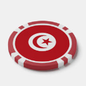 チュニジア国旗 ポーカーチップ (シングル)