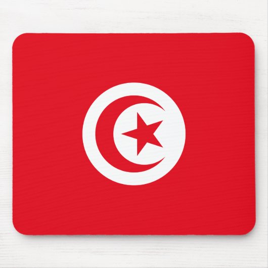 チュニジア国旗 マウスパッド (正面)
