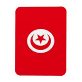チュニジア国旗 –  マグネット (縦)