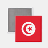 チュニジア国旗 マグネット (正面/裏面)
