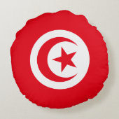 チュニジア国旗 ラウンドクッション (裏面)