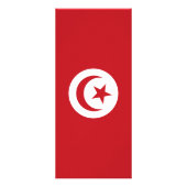 チュニジア国旗 ラックカード (正面)