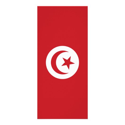 チュニジア国旗 ラックカード (裏面)