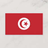 チュニジア国旗 名刺 (正面)