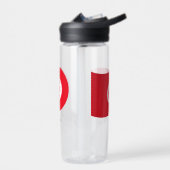 チュニジア国旗、愛国心チュニジア ウォーターボトル (左面)