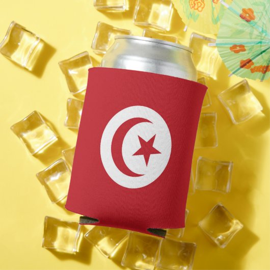 チュニジア国旗 缶クーラー (インサイチュ 夏)