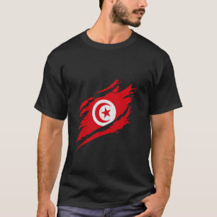 チュニジア国旗 遺産 チュニジアの誇り ヴィンテージ チュニス Tシャツ