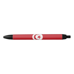 チュニジア国旗 黒ボールペン