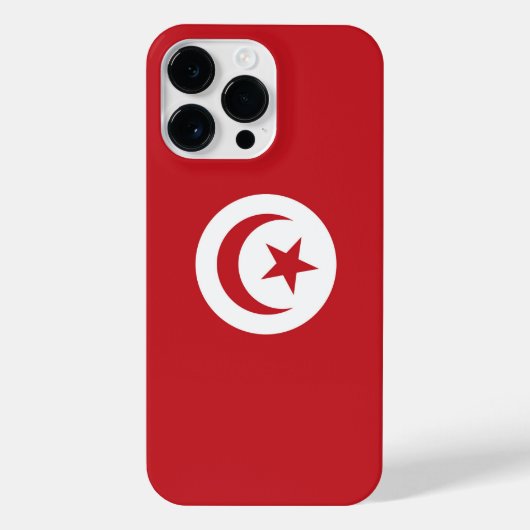 チュニジア国旗 iPhoneケース (裏面)