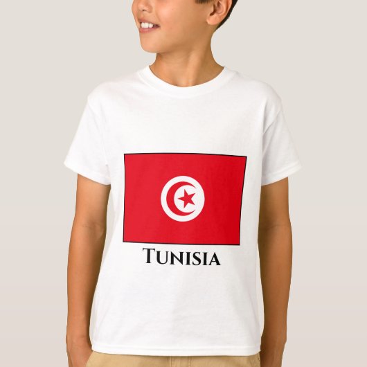 チュニジア国旗 Tシャツ (正面)