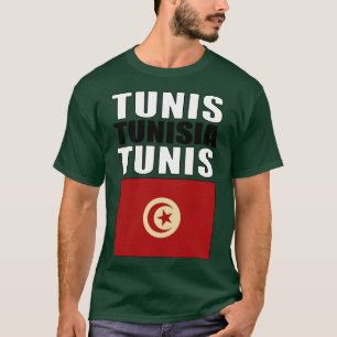 チュニジア国旗 Tシャツ
