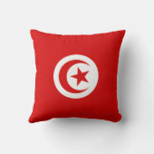チュニジア国旗x旗まくら クッション (裏面)