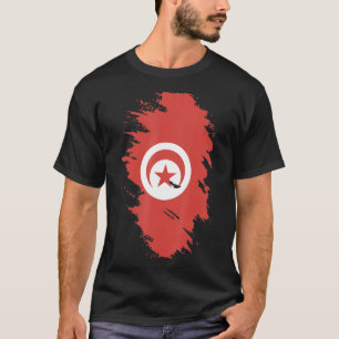 チュニジア土産女子国男性へ国旗1 Tシャツ