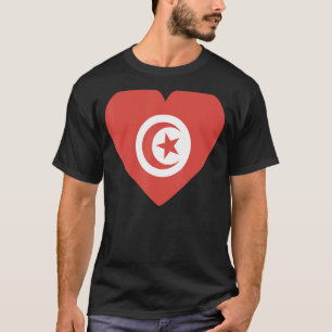 チュニジア土産女子男性へ国旗3 Tシャツ