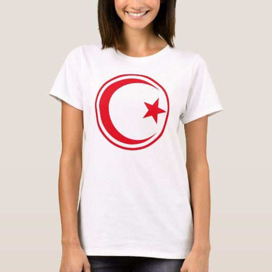 チュニジア空軍のプリントの大規模な大事件 Tシャツ (正面)