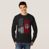チュニジア系アメリカ人の文化遺産月間 チュニジア 愛国者 G Tシャツ (正面フル)