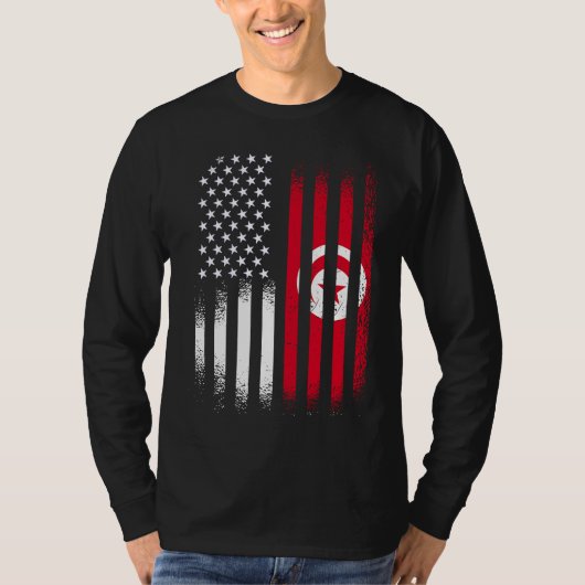 チュニジア系アメリカ人の文化遺産月間 チュニジア 愛国者 G Tシャツ (正面)