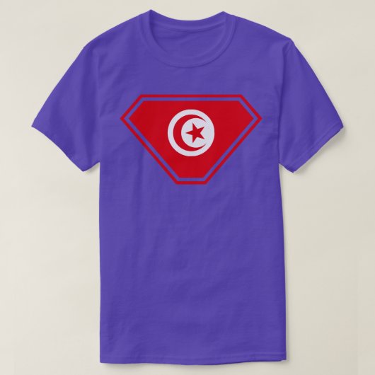 チュニジア超力シールド Tシャツ (デザイン正面)