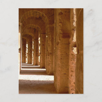 チュニジア，エルジェム ポストカード