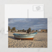 チュニジア、キャップボン、ハマメット、水辺、カスバ ポストカード (正面/裏面)