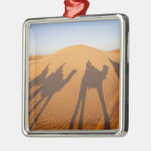 チュニジア、クサワーエリア、クサールギラン、グランドErg 5 メタルオーナメント (左)