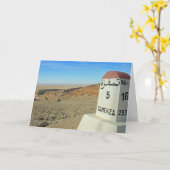 チュニジア，サハラの節目 カード (黄色い花)
