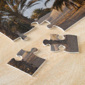 チュニジア、サハラ砂漠、ドウズ、デュー素晴らしン、パーム ジグソーパズル (側面)