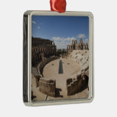 チュニジア、チュニジア中央海岸、エルジェム、ローマ6 メタルオーナメント (右)