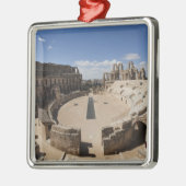 チュニジア、チュニジア中央海岸、エルジェム、ローマ6 メタルオーナメント (左)