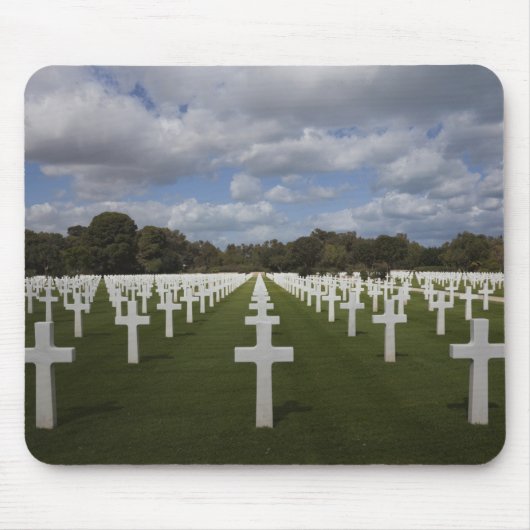 チュニジア、チュニス、カルタゴ、米国第二次世界大戦2年間 マウスパッド (正面)