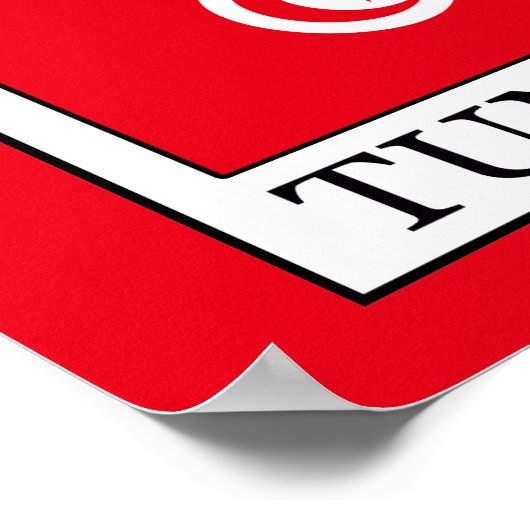 チュニジア ポスター (角)