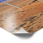 チュニジア，ラクダのサイン フォトプリント            (角)