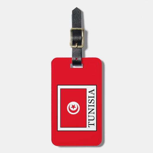 チュニジア ラゲッジタグ (正面縦)