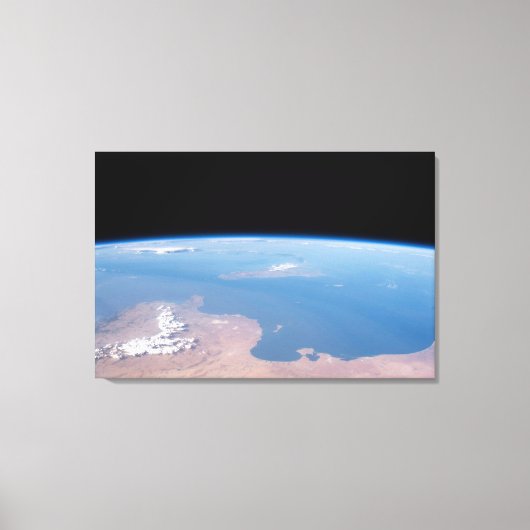 チュニジア、リビアの沿岸とシチリア島 キャンバスプリント (正面)