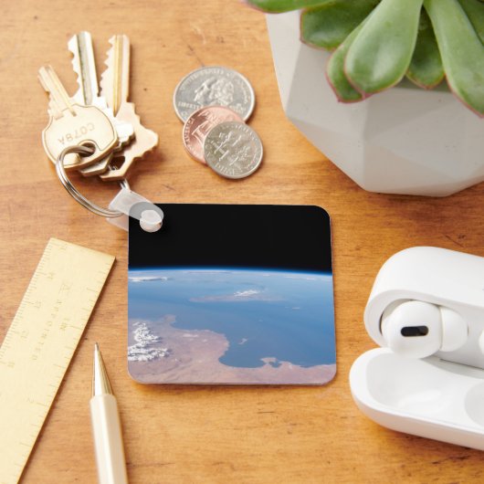 チュニジア、リビアの沿岸とシチリア島 キーホルダー (デスク)